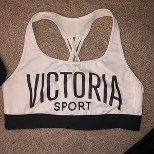 White Sports Bra!